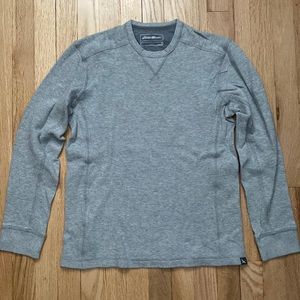 Eddie Bauer gray sweater. Size medium